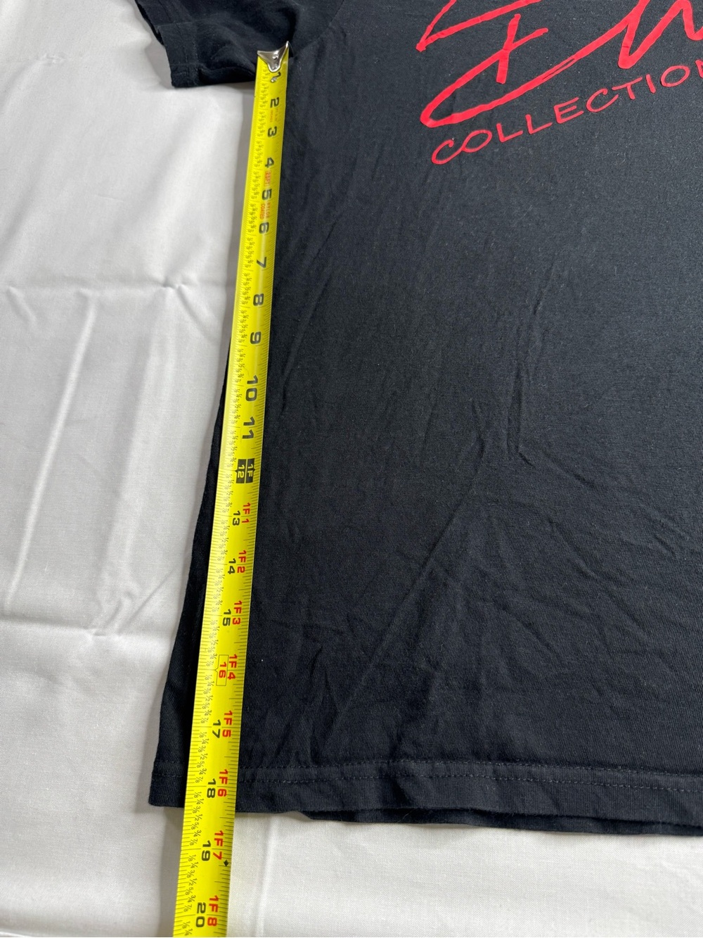 SD Collection Black Tee with Red Script Logo - Picture 7 of 8